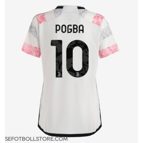 Juventus Paul Pogba #10 Replika Bortatröja Dam 2023-24 Kortärmad